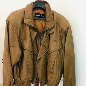 North Pole Leather Jacket For Men’s Size L